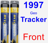 Front Wiper Blade Pack for 1997 Geo Tracker - Assurance