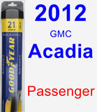 Passenger Wiper Blade for 2012 GMC Acadia - Assurance