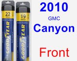 Front Wiper Blade Pack for 2010 GMC Canyon - Assurance