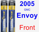 Front Wiper Blade Pack for 2005 GMC Envoy - Assurance