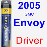 Driver Wiper Blade for 2005 GMC Envoy - Assurance