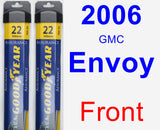 Front Wiper Blade Pack for 2006 GMC Envoy - Assurance