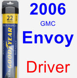 Driver Wiper Blade for 2006 GMC Envoy - Assurance