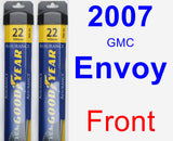 Front Wiper Blade Pack for 2007 GMC Envoy - Assurance