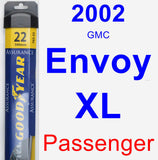 Passenger Wiper Blade for 2002 GMC Envoy XL - Assurance