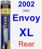 Rear Wiper Blade for 2002 GMC Envoy XL - Assurance