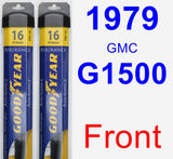 Front Wiper Blade Pack for 1979 GMC G1500 - Assurance