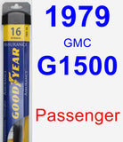 Passenger Wiper Blade for 1979 GMC G1500 - Assurance