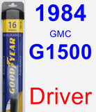 Driver Wiper Blade for 1984 GMC G1500 - Assurance