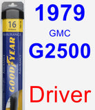 Driver Wiper Blade for 1979 GMC G2500 - Assurance
