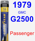 Passenger Wiper Blade for 1979 GMC G2500 - Assurance