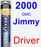 Driver Wiper Blade for 2000 GMC Jimmy - Assurance