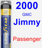 Passenger Wiper Blade for 2000 GMC Jimmy - Assurance