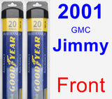 Front Wiper Blade Pack for 2001 GMC Jimmy - Assurance
