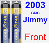 Front Wiper Blade Pack for 2003 GMC Jimmy - Assurance