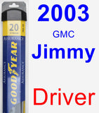 Driver Wiper Blade for 2003 GMC Jimmy - Assurance