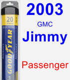 Passenger Wiper Blade for 2003 GMC Jimmy - Assurance