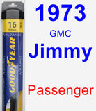 Passenger Wiper Blade for 1973 GMC Jimmy - Assurance