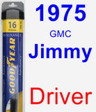 Driver Wiper Blade for 1975 GMC Jimmy - Assurance