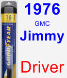 Driver Wiper Blade for 1976 GMC Jimmy - Assurance