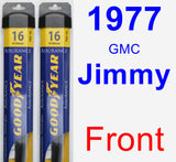 Front Wiper Blade Pack for 1977 GMC Jimmy - Assurance