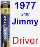 Driver Wiper Blade for 1977 GMC Jimmy - Assurance