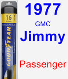 Passenger Wiper Blade for 1977 GMC Jimmy - Assurance