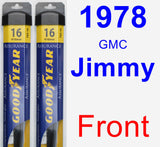 Front Wiper Blade Pack for 1978 GMC Jimmy - Assurance