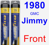 Front Wiper Blade Pack for 1980 GMC Jimmy - Assurance