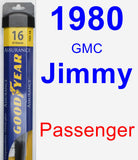Passenger Wiper Blade for 1980 GMC Jimmy - Assurance