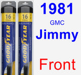 Front Wiper Blade Pack for 1981 GMC Jimmy - Assurance