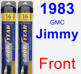 Front Wiper Blade Pack for 1983 GMC Jimmy - Assurance