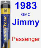 Passenger Wiper Blade for 1983 GMC Jimmy - Assurance