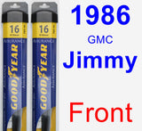 Front Wiper Blade Pack for 1986 GMC Jimmy - Assurance