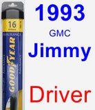 Driver Wiper Blade for 1993 GMC Jimmy - Assurance
