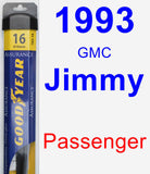 Passenger Wiper Blade for 1993 GMC Jimmy - Assurance