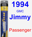 Passenger Wiper Blade for 1994 GMC Jimmy - Assurance