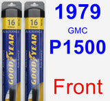 Front Wiper Blade Pack for 1979 GMC P1500 - Assurance