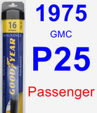 Passenger Wiper Blade for 1975 GMC P25 - Assurance