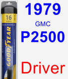 Driver Wiper Blade for 1979 GMC P2500 - Assurance