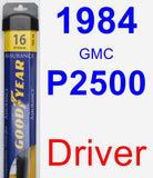 Driver Wiper Blade for 1984 GMC P2500 - Assurance