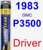 Driver Wiper Blade for 1983 GMC P3500 - Assurance