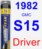 Driver Wiper Blade for 1982 GMC S15 - Assurance
