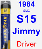 Driver Wiper Blade for 1984 GMC S15 Jimmy - Assurance