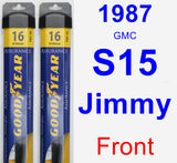 Front Wiper Blade Pack for 1987 GMC S15 Jimmy - Assurance