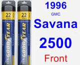 Front Wiper Blade Pack for 1996 GMC Savana 2500 - Assurance