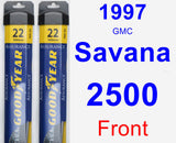Front Wiper Blade Pack for 1997 GMC Savana 2500 - Assurance