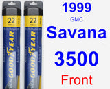 Front Wiper Blade Pack for 1999 GMC Savana 3500 - Assurance