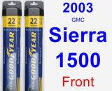 Front Wiper Blade Pack for 2003 GMC Sierra 1500 - Assurance