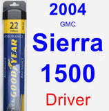 Driver Wiper Blade for 2004 GMC Sierra 1500 - Assurance
